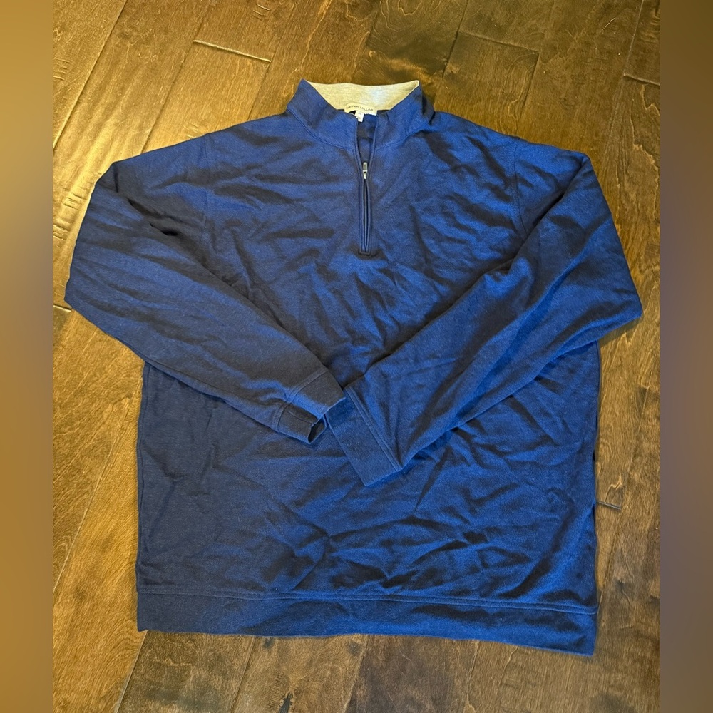 Peter Millar Blue Half Zip Pullover - image 1